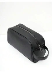 HOVI'S حقيبة للرجال بتصميم بسيط وعصري مع جيوب متعددة، محفظة يدوية عالية الجودة لحفظ الهاتف الذكي، إكسسوار موضة م