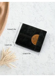 HOVI'S محفظة رجالية قصيرة - حاملة بطاقات متعددة أنيقة وقابلة للحمل لشباب الرجال