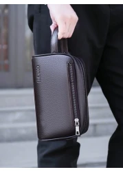 gorchis New Style Clutch Bag Password Lock Anti Theft Multi Pocket High Quality Clutch Bag Mobile Phone Bag Business Casual All Match Bag Students School Supplies Fall Teacher Handbag Purse Wristlet B