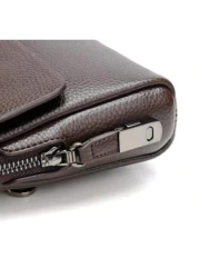 Plus Size Men s Long Leather Clutch Wallet Travel Passport Business Credit Card Holder Casual Fashion Anti Theft Password Lock Handbag Purse