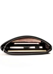 Men s Large Capacity Business Casual Envelope Clutch Bag Suitable For Mobile Phone And Coins Black Bag Hand Bag Vintage Gift Gift Valentines Gift Men Wallet Hand Bag Travel Winter Purse Wash Bag Old M