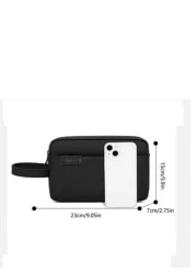 gorchis New Arrival Men s Large Capacity Handheld Bag With Multiple Pockets Water Proof And Design Suitable For Travel Toiletry Men Clutch Bag Handbag Wristlet Bag Purses Anti Theft Bag Stylish Practi