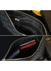 Clutch Bag Wristlet Bag Handbag Envelope Bag Purses And Bag Large Capacity Oversized Portable Lightweight Travel Essentials For Travel Vacation Work Office Business Commute PU Leather Vintage Geo Prin