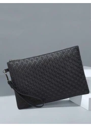 حقيبة يد رجالية عصرية وبسيطة ، تصميم جديد برأس نمر ، عملية ، حقيبة يد كلاتش رجالية بطلة كلية ، كاجوال عمل ، سعة