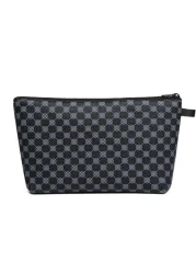 A New Plaid Square Toiletry Bag For Both Men And Women