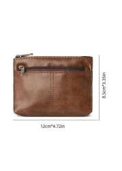 محفظة صغيرة للعملات معزز زيبر، حقيبة يدوية لحفظ المفاتيح والعملات والبطاقات والمستلزمات التجميلية، حقيبة تخ