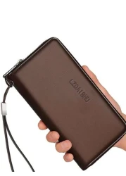 New Wallet Men s Long Business Leisure Large Capacity Wallet Men s Youth Fashion Wallet Clutch