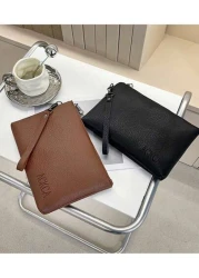 Men s Fashion Stylish Casual Litchi Grain Clutch Bag