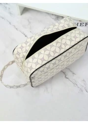 Men Fashion PU Leather Solid Color Phone Small Purse Clutch Hand Bag Wristlet Work Weekend Travel Camping Summer Gym Vacation Holiday Toiletry Water Proof Carry On Casual Business Black Personalized G