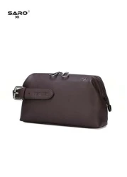 saroxi Men s Large Capacity Fashionable Casual Outdoor Travel Hand Clutch Wrist Bag Compact Design Suitable For Work Office Young Students Stylish Gift Choice Vintage Men Essentials