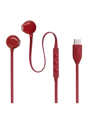 JBL Tune 305C USB-C Wired In-Ear Earphones Red