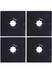 Aiwanto 8Pcs Gas Stove Burner Covers Non-Stick Gas Protectors Reusable Cover for Gas