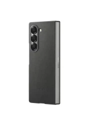 Samsung Vegan Leather Case Cover for Galaxy Fold6 Grey