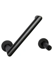 GINGER 4608PN Kubic DoublePost Toilet Paper Holder Polished Nickel