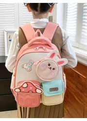 Kindergarten Schoolbag Female Small Medium And Large Class Boys Light Weight Loss And Spine Protection Children 3 6 Years Old Cartoon Cute Shoulder Back
