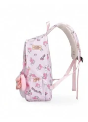 Sanrio حقيبة ظهر Sanrio، حقيبة مدرسية كاواييه أنيقة ، حقيبة ظهر ملونة للفتيات ، حقيبة خارجية قابلة للطي سعة كبيرة