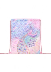 حقيبة رباط رياضية، حقيبة ظهر بسير رباطي بنمط الحورية للتنزه والياقة البدنية والسفر، تصميم إبداعي لحقيبة الظه