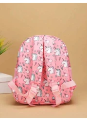 1pc New Cute Girl Niche High End Unicorn Backpack Nylon Material Decorative Fashion Avant Garde Popular New Bag Fresh And Dopamine Color Matching Youthful Girl Style Can Be Cross Body Can Be Hand Held