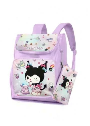 Sanrio Schoolbag With Pencil Case Waterproof School Student Backpack Cartoon Cute Bookbag Kawaii School Supplies Birthday Christmas Gift