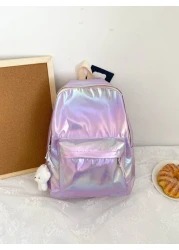 Children s college style large capacity laser backpack is suitable for daily travel travel school