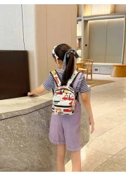 حقيبة ظهر أطفال صغيرة مصممة بطريقة كرتونية بطبعات الديناصور و اليونيكورن اللطيفة، مدرسية رياض الأطفال حقيبة