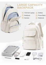 New School Backpack Laptop Backpack Fits 14 15 6 Inch Notebook For Girl Boy Lightweight Durable School Bookbag Water Resistant Schoolbag Book Bag