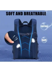 1 Piece Kids Backpack School Boy Backpack Handsome Student School Bag Large Capacity Multi Pocket Waterproof Backpack School Supplies Suitable For 6 14 Years Old Teenager Students School And Travel