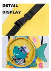 حقيبة ظهر مقاومة للماء مع فصل الجاف والرطب - مثالية لتخزين السباحة