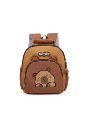 1pc Back To School Backpack Fashionable And Casual Backpack Cute Cartoon Capybara Large Capacity Backpack Suitable For Daily School Very Suitable For Campus Class Photo Taking Birthday Gifts Suitable