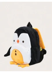 1pc Cute Penguin Plush Children s Backpack Suitable For 2 4 Years Old Boys And Girls
