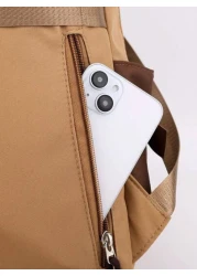 1 Pc Cute Capybara Pattern Color Contrast School Bags For Teens Large Capacity Lively Student Bag With Multi Pockets Fashionable School Bag Practical Handbag Personality Lightweight School Backpack