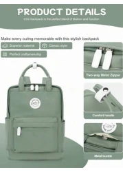 20L Simplicity School Backpack For Teenager Leisure Computer Backpack Fit 14inch Notebook 12 9inch Pad Carry On Backpack With Multi Pocket Lightweight Laptop Backpacks With Laptop Interlayer For Girl