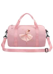 1pc Cute Ballet Pointe Shoe Bag Nylon Ballet Tutu Bag Fashion Lightweight Dance Bag Portable Travel Bag Ideal Birthday Gift