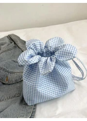 1 حقيبة زهور صغيرة عبر الجسم ، حقيبة هاتف محمول طازجة صغيرة ،حقيبة كتف بسيطة منقوشة للتنقل ،حقيبة تخزين للتنقل