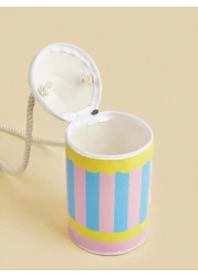 قطعة واحدة حقيبة كتف وحقيبة جسم بشكل قلم رصاص كرتوني إبداعي للأطفال البنات