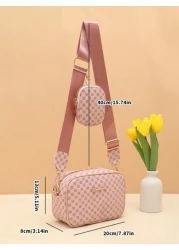 Children s Crossbody Bag 2024 Spring New Simple Casual Shoulder Bag Fashion Casual Crossbody Bag Simple Children s Casual Small Square Bag