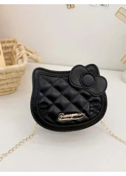 Sanrio Sanrio Hello Kitty Style Chain Crossbody Bag Versatile Leather Shoulder Crossbody Bag Fashionable Date And Vacation Bag