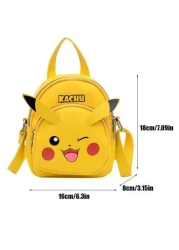 pokemon 1pc Pokemon Pikachu Cute Children s Backpack Crossbody Bag Fashionable Casual Accessory Suitable For Any Occasion Storage Bag Schoolbag Gift