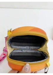 2025 New Summer Personalized Creative Quirky Cute Hamburger Bag Crossbody Bag Niche Unique Super Good Looking Small Bag