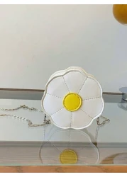 Fashion Casual PU Girls Cute Floral Shoulder Crossbody Bag Mini Small Clutch Wallet Purse