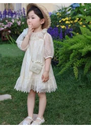 1pc Girls Handmade Faux Pearl Beaded Purse With Pearls Decoration Mini Flap Bag With Elegant Princess Style Suitable As Summer Festival Gift Or Daily Wear