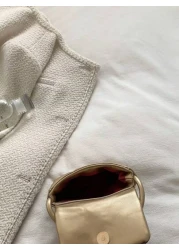 1pc A Z Letter Diy Casual Fashion Simple Shoulder Crossbody Small Shoulder Bag Fashionable Small Square Bag Simple Western Style Niche Handbag Cute Casual Shoulder Crossbody Bag Suitable For Attending