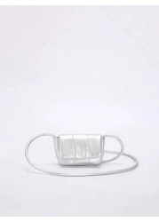 1pc Mini Messenger Bag Pu Flip Top Opening And Closing New Sweet And Fashionable Letter Handbag Small Bag For Girl Simple Small Square Bag Versatile Shoulder Messenger Bag Smooth And Comfortable Shoul