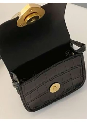 Heart Shaped Fashionable Girl s Shoulder Bag PU Leather Crossbody Mini Square Bag With Coin Purse