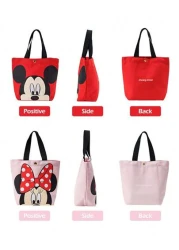 Disney Disney Cartoon Classic Children s Portable Lunch Box Bag Cute Minnie Mouse Design For Students Office Workers Picnic Lunch