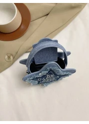 2024 Spring Summer New Solid Color Smiling Face Bag Kids Mini Chain Star Shoulder Handbag