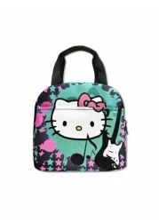 Sanrio 3D Printing Peripheral Cartoon Handbag Meal Bag Cute Cartoon Insulated Lunch Box Bag Meal Bag Handbag For Travel Storage Bag Makeup Bag Cosmetic Bag Vacation Organizer Large Capacity Makeup Org