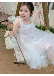 New Embroidered Pearl Chain Handbag Shoulder Bag Phone Mini Square Purse