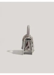 1pc Solid Color PU Leather Girl Crossbody Bag Metallic Chain Strap Mini Square Bag Casual Versatile Small Purse Suitable For Girls Students School Outdoor Shopping Outfit