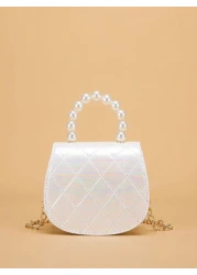 حقيبة طفل أميرة من جلد البولي يوريثان، حقيبة عبر الجسم صغيرة بتصميم أنيق، هدية مثالية للعطلات